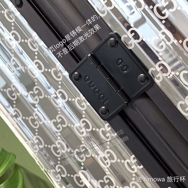 Gucci拉杆箱 66655 鏡面系列 古奇拉箱 全鋁鎂合金行李箱 四輪旅行箱xzx1107